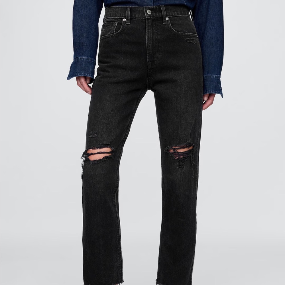 GAP High Rise Cheeky Straight Jeans